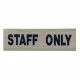 ���ƥ�쥹�ץ졼�� ST-A 021 Ǵ��ơ����� W100mm��H30mm HCP�����Ȱ���STAFF ONLY��������ץ졼�ȡ��ޥ󥷥�󡿥��ѡ��ȡ��ۥƥ롿�����ȥϥ���