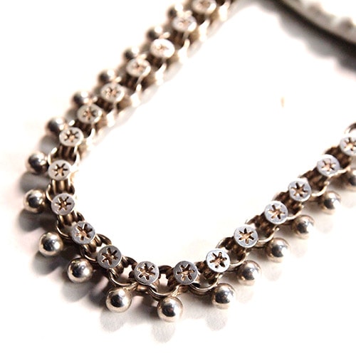 ヴィクトリアン　スター＆ボール　リバーシブル チェーンネックレス