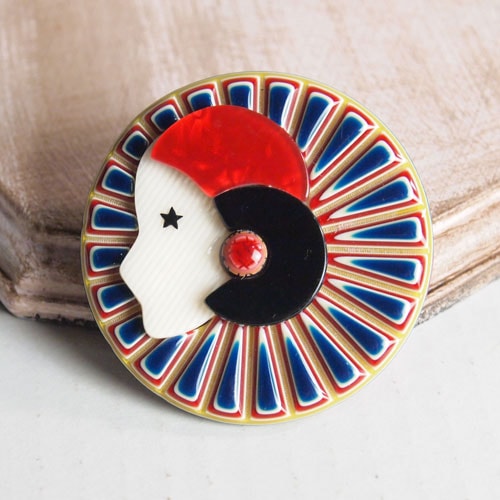 lea stein paris リアスタン　パリ ピエロ（ブルー）