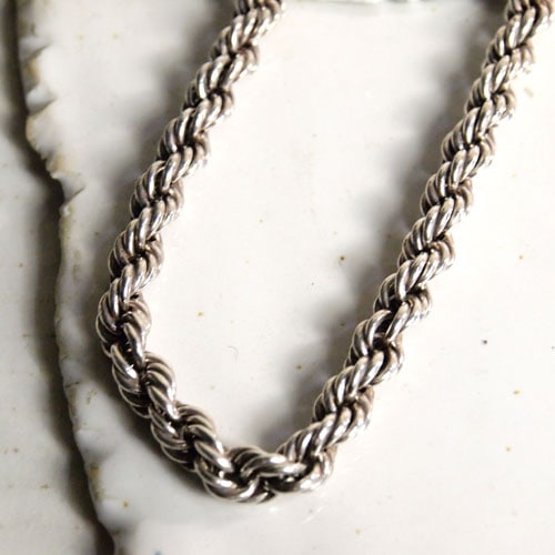 ヴィクトリアンシルバー　ツイストチェーン