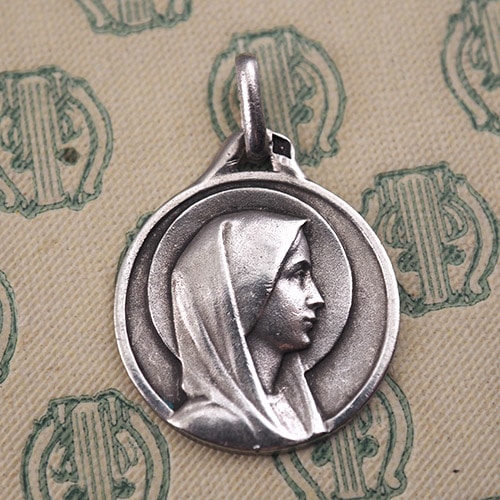 シルバー　ルルドのマリア　メダイユ