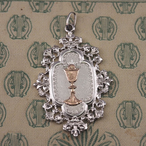 シルバー 初聖体のメダイユ　1909年