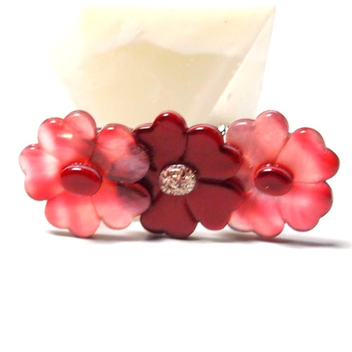 SOLD-lea stein paris リアスタン　パリ　３つのお花ブローチ