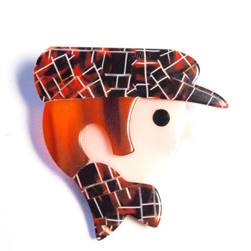 lea stein リアスタン　キャスケットボーイ　ピンク