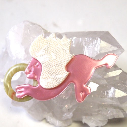 Lea Stein　リアスタン　ピンクライオン