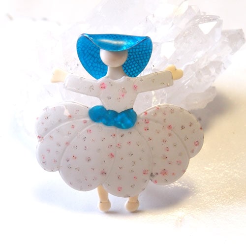 Lea Stein リアスタン　スカーレット（アクア）