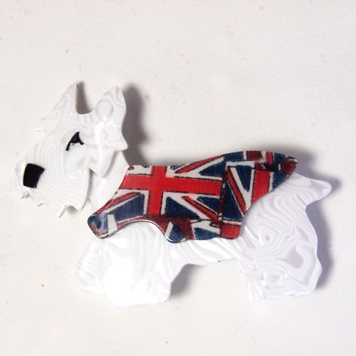 Lea Stein リアスタン　スコティッシュテリア（イギリス国旗の服）