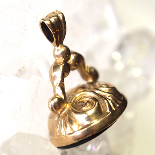 9金　オニキス　シール（ナイト）