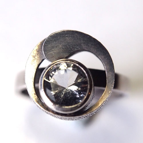 Sten&Laine シルバークリスタルリング