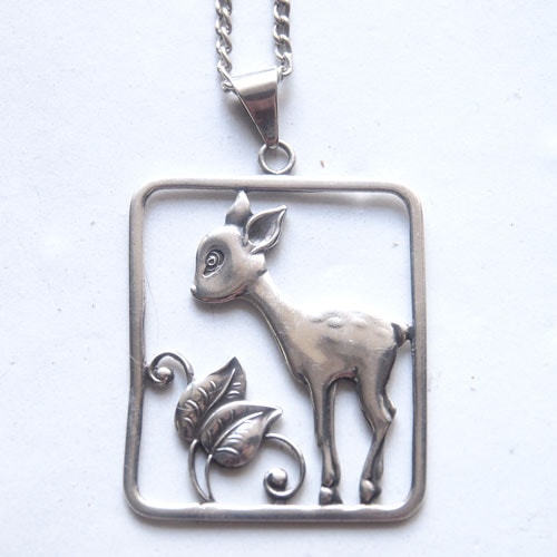 sold-Ben Ohrt バンビシルバーネックレス