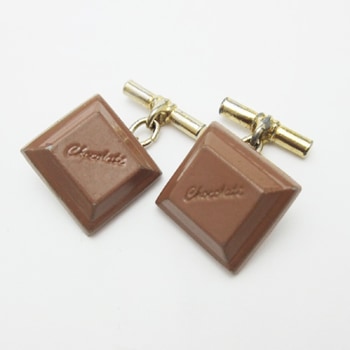 SOLD-ヴィンテージ チョコレート カフス
