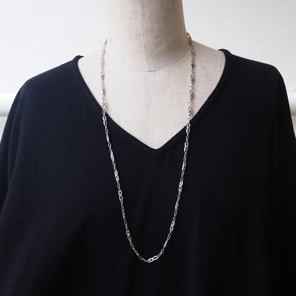 シルバー フィリグリー&ボール アンティークチェーン(78cm)