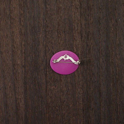 lea stein paris リアスタン　オーバル　ブローチ