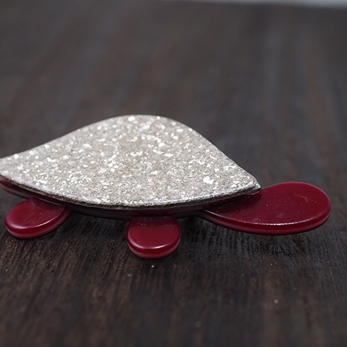 lea stein paris リアスタン タートル ブローチ