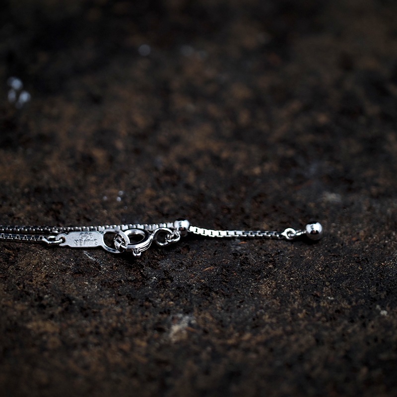 シルバー ムーンストーン クローバーペンダント