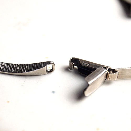 STEN AND LAINE シルバークリスタルネックレス