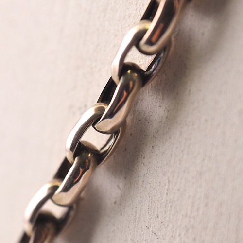 9金 ヴィクトリアン オーバルチェーン(47cm)