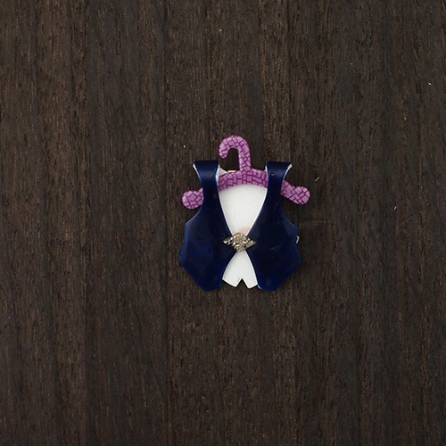 lea stein paris リアスタン　ベスト　ブローチ