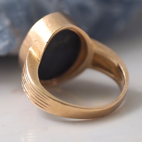 LAPPONIA ラポーニア ビョルンウェクストロム 14金　ラブラドライト　リング（北欧ビンテージジュエリー）