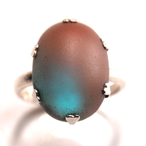 アールデコ　サフィレット　シルバーリング