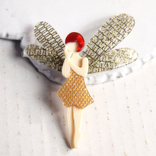 lea stein paris リアスタン　パリ  フェアリー（ゴールド）