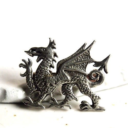 メタル ドラゴンブローチ