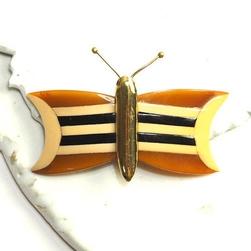 auguste bonaz　オーギュストボナーズ　バタフライブローチ