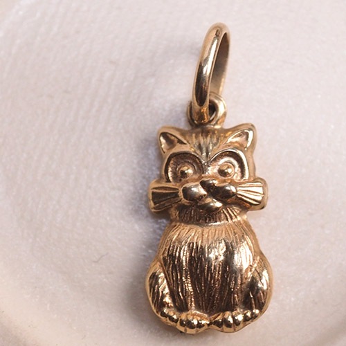 9金 ねこチャーム