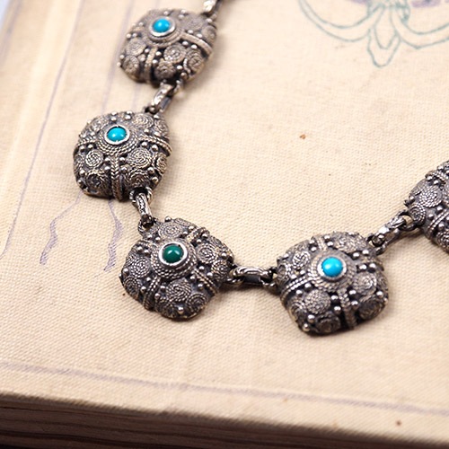 Theodor Fahrner テオドアファーナー ターコイズネックレス