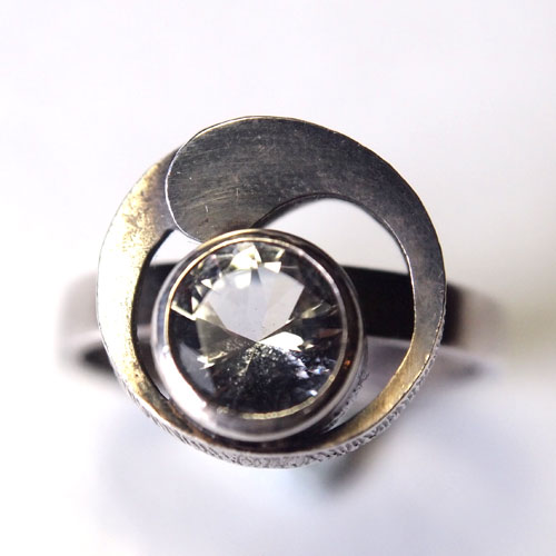 Sten&Laine シルバークリスタルリング