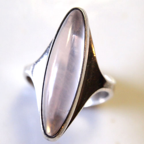 0-ELIS KAUPPI （KUPITAANKULTA）エリスカウッピ　ローズクォーツリング