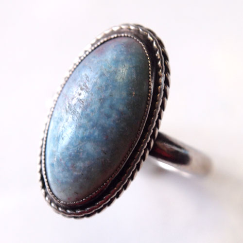 RUSKIN 1900s ブルーセラミック リング