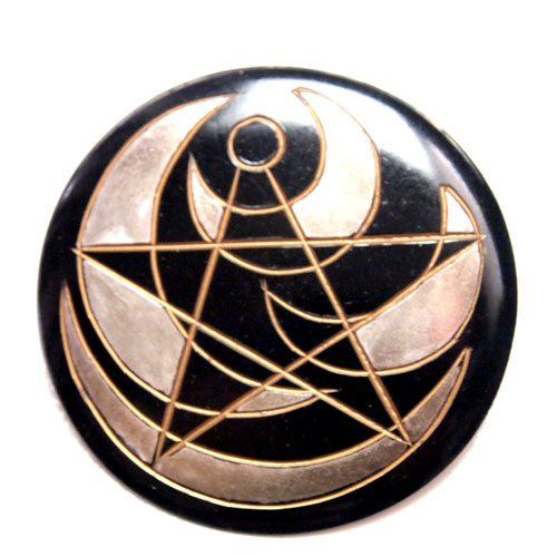 SOLD-ジャンコクトー　オマージュ　スター＆ムーン　ブローチ