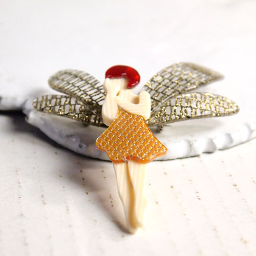 lea stein paris リアスタン　パリ  フェアリー（ゴールド）