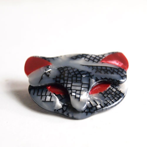 lea stein paris リアスタン　パリ スモールキャットフェイス