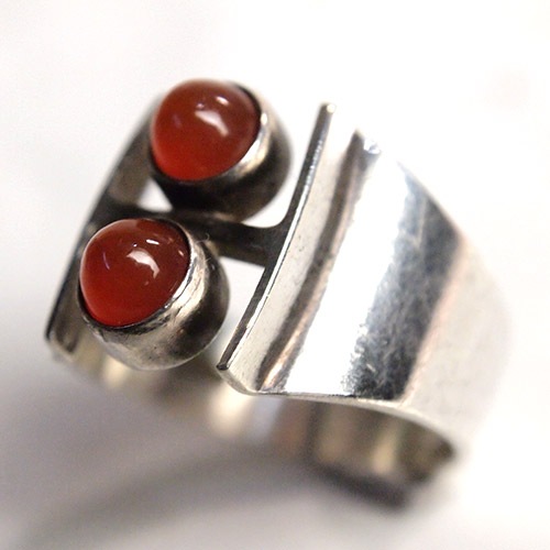 KUPITAANSEPPA Salovaara 　カーネリアン　リング