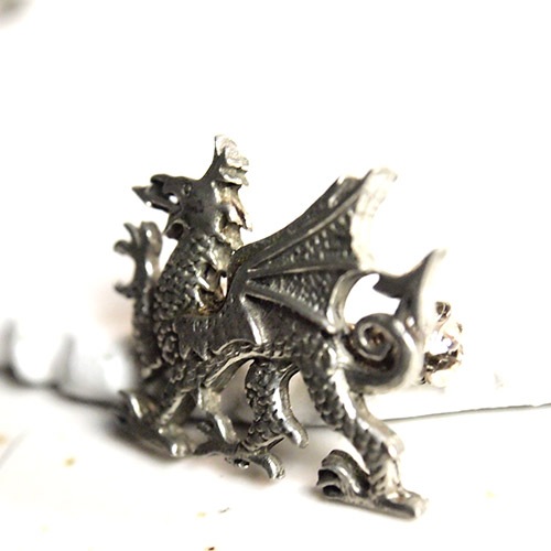 メタル ドラゴンブローチ