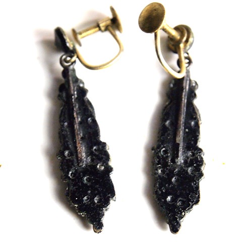 フレンチジェット　イヤリング