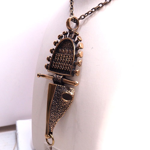 JORMA LAINE ヨルマレイン ブロンズ プリミティブネックレス