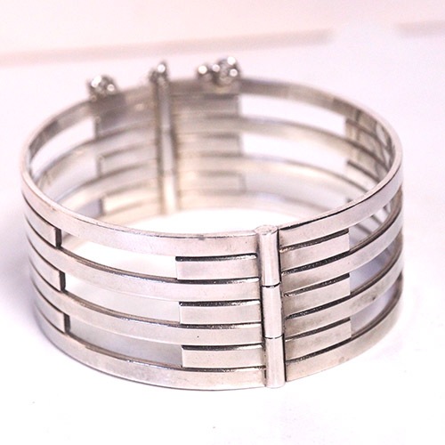 Aarikka アアリッカ シルバーワイドバングル