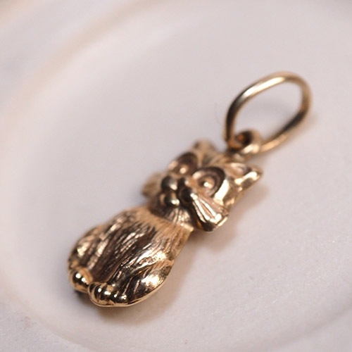 9金 ねこチャーム