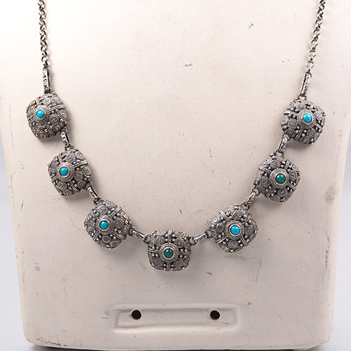 Theodor Fahrner テオドアファーナー ターコイズネックレス