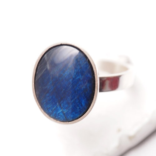 カウニスコル　ラブラドライト　スペクトロライト　リング(1.5cm)