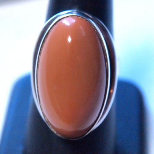 N.E.FROM(N.E.フロム）キャラメルカラーストーン リング