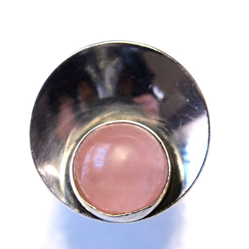 N.E.FROM（N.E.フロム）ローズクォーツドットリング（大）