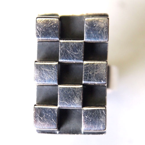 Elis Kauppi(Kupitaankulta) シルバーキュービックリング