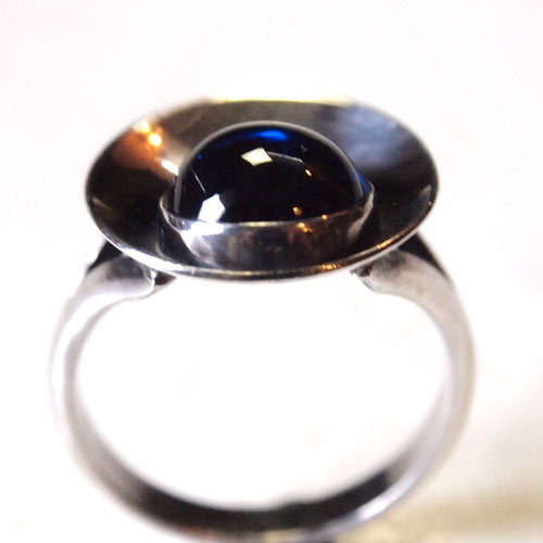 0-N.E.FROM（N.E フロム）ブルークリスタル　ドットリング