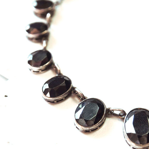 アールデコ　アールデコ　ヘマタイトネックレス