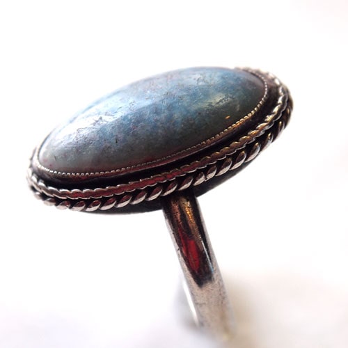 RUSKIN 1900s ブルーセラミック リング