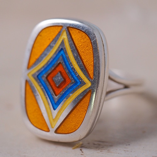 GEORG JENSEN ジョージジェンセン NAJA SALTO ナジャサルト エナメルリング